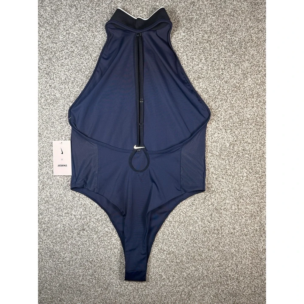 NWT Jacquemus X Nike One-piece Swimsuit Dark Navy Women's Size Large